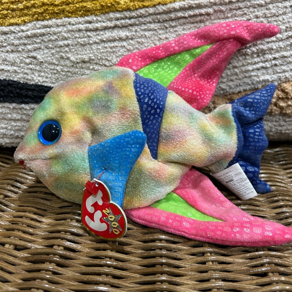 2/$30⚡️- TOY | Ty Beanie Baby Aruba the fish 2000